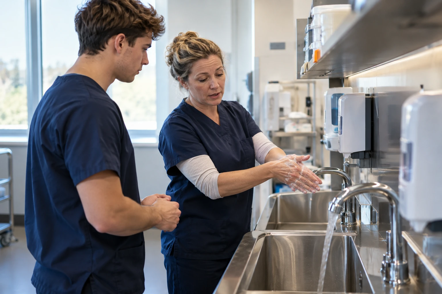 Illustrative healthcare support education photograph.